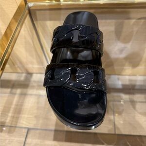 Tory Burch Women Jelly Lightweight Flat Slide Sandal